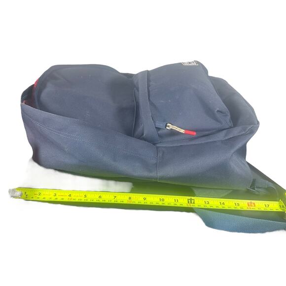 Herschel Classic Backpack Navy Blue Medium Unisex Striped Lining Durable - Picture 13 of 15